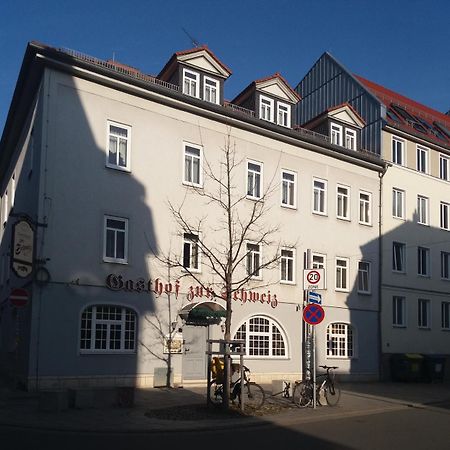 Hotel Gasthof zur Schweiz Jena Exterior foto