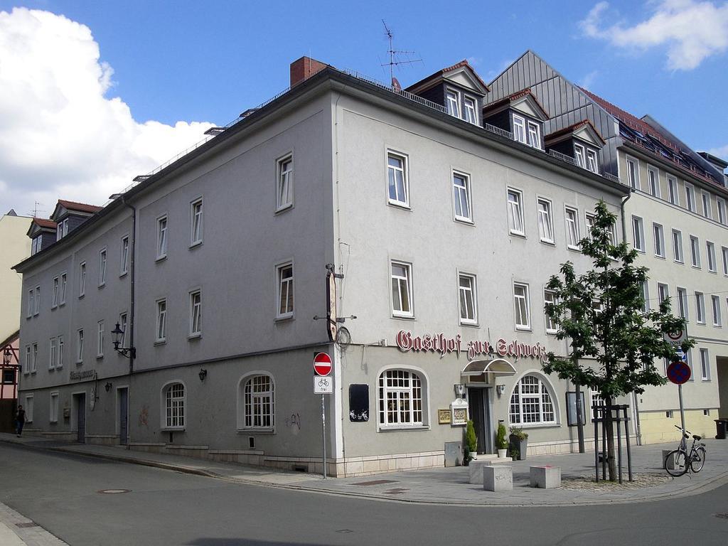 Hotel Gasthof zur Schweiz Jena Exterior foto