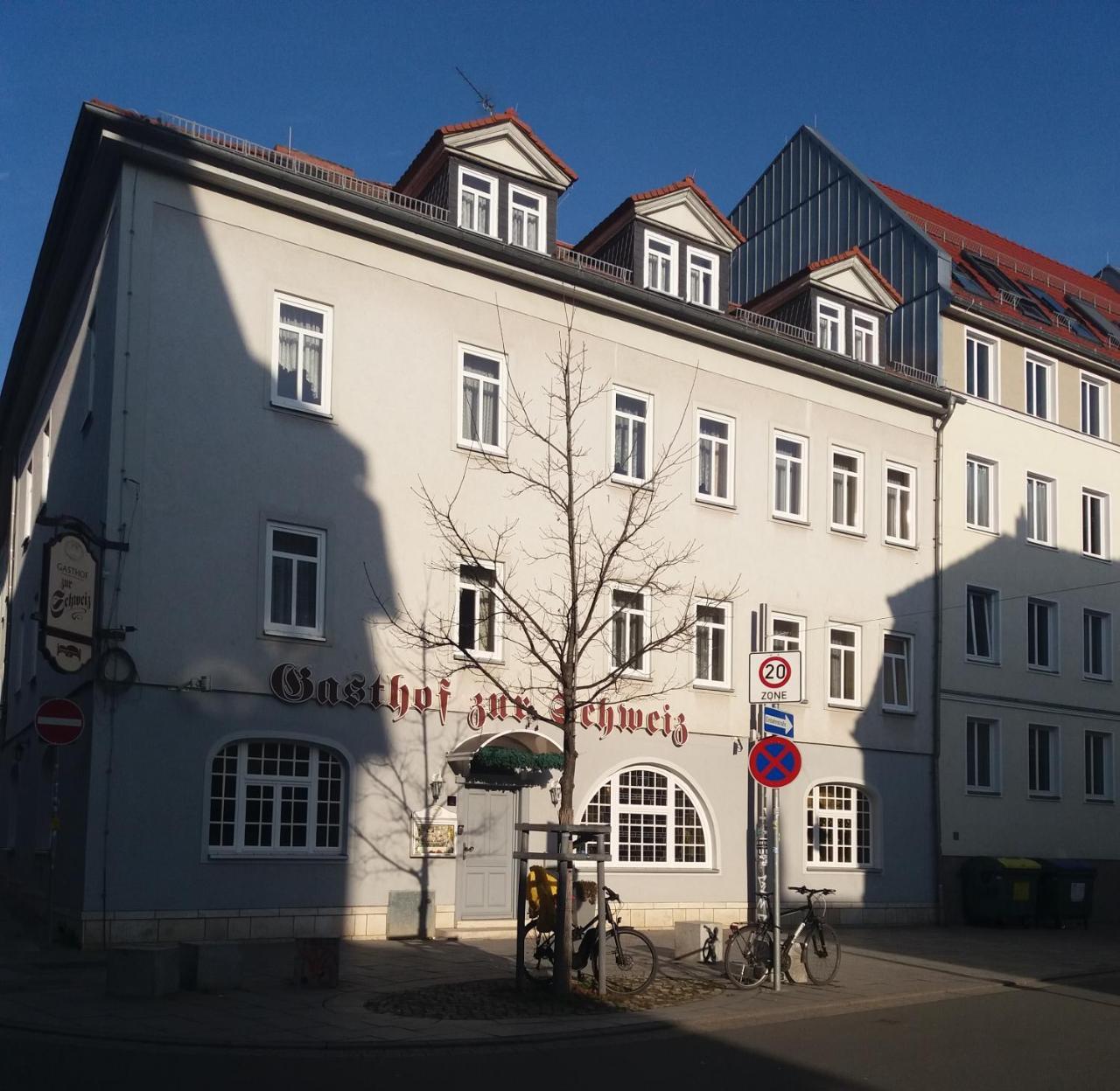 Gasthof zur Schweiz Jena Exterior foto